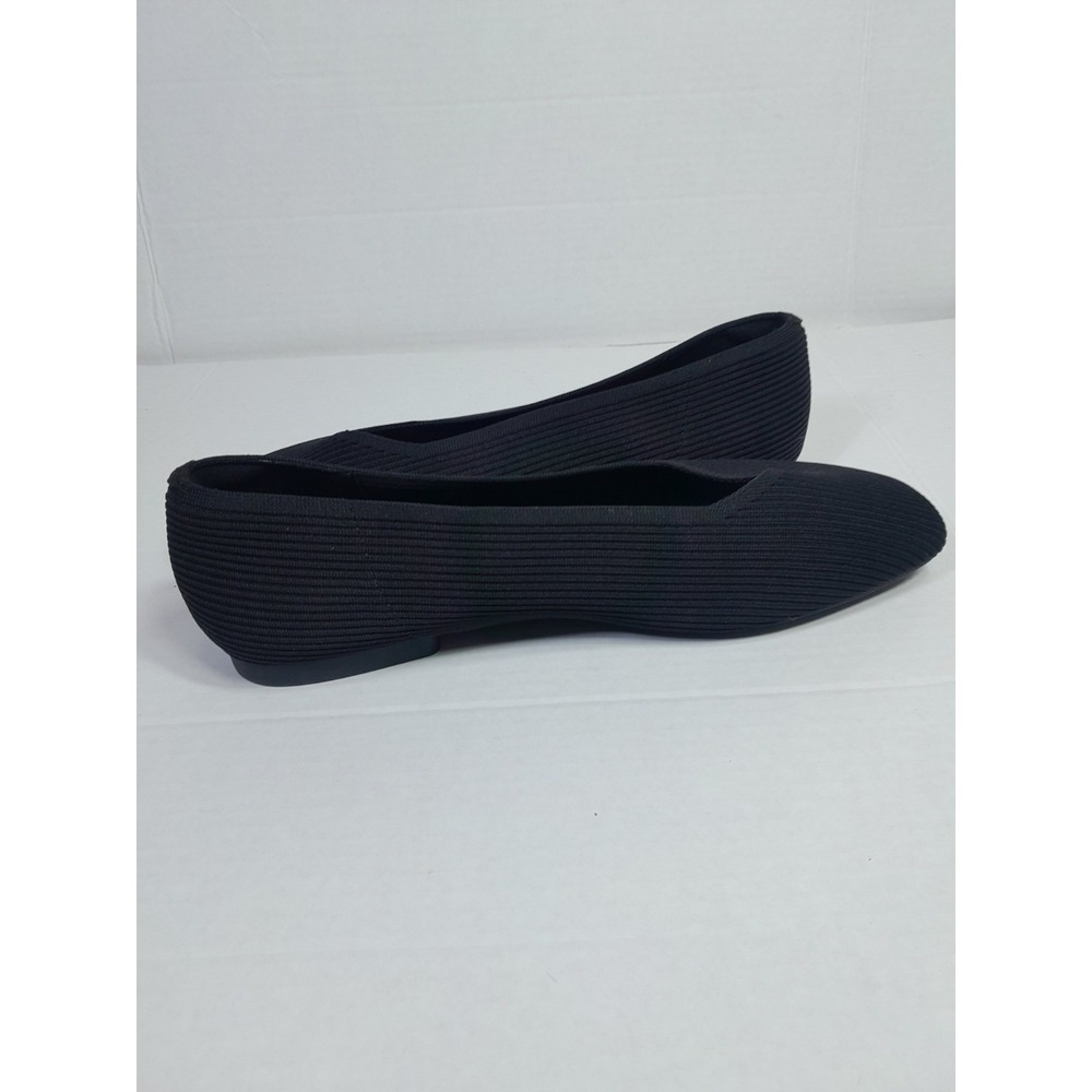 VIVAIA Margot Square Toe V-Cut Ballet Flats. Black. Size 43, US 11. VGUC. - Picture 9 of 11